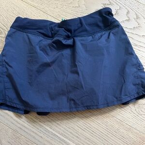 ivivva navy tennis skirt, girls 12